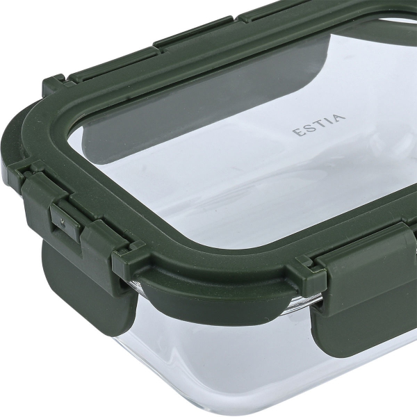 Φαγητοδοχείο 370ml Estia Click & Seal Olive 01-39646