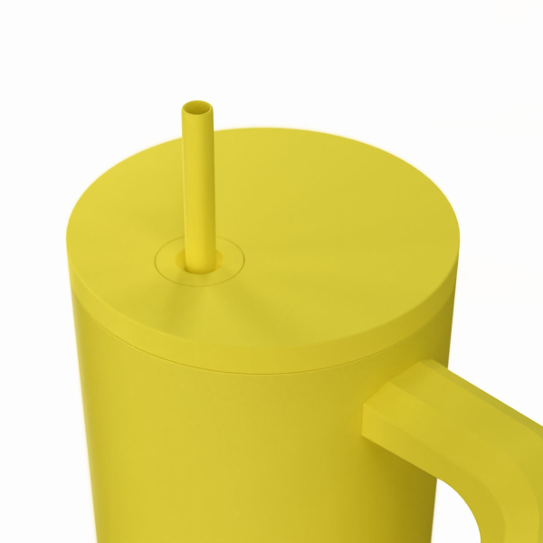 Κούπα Θερμός Με Λαβή & Καλαμάκι 900ml Estia Save The Aegean Tumbler Sunbeam 01-41496