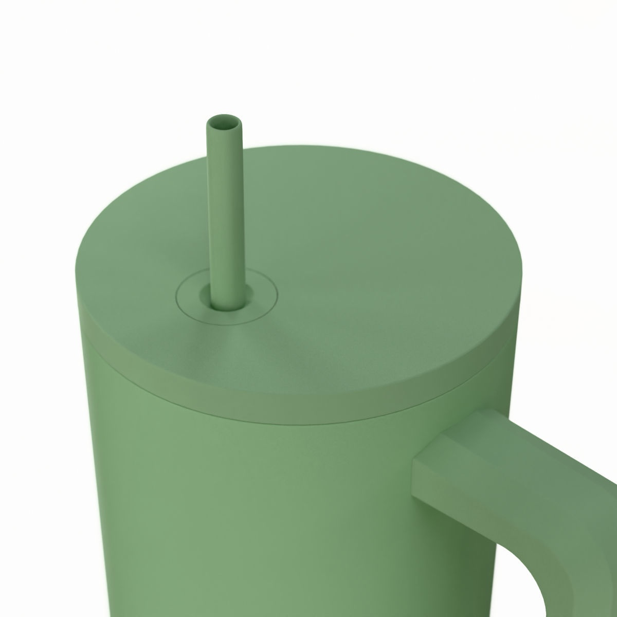 Κούπα Θερμός με Λαβή Καλαμάκι 900Ml Estia Save The Aegean Tumbler Pine 01-41502 Home Οργάνωση & Αποθήκευση Spitishop