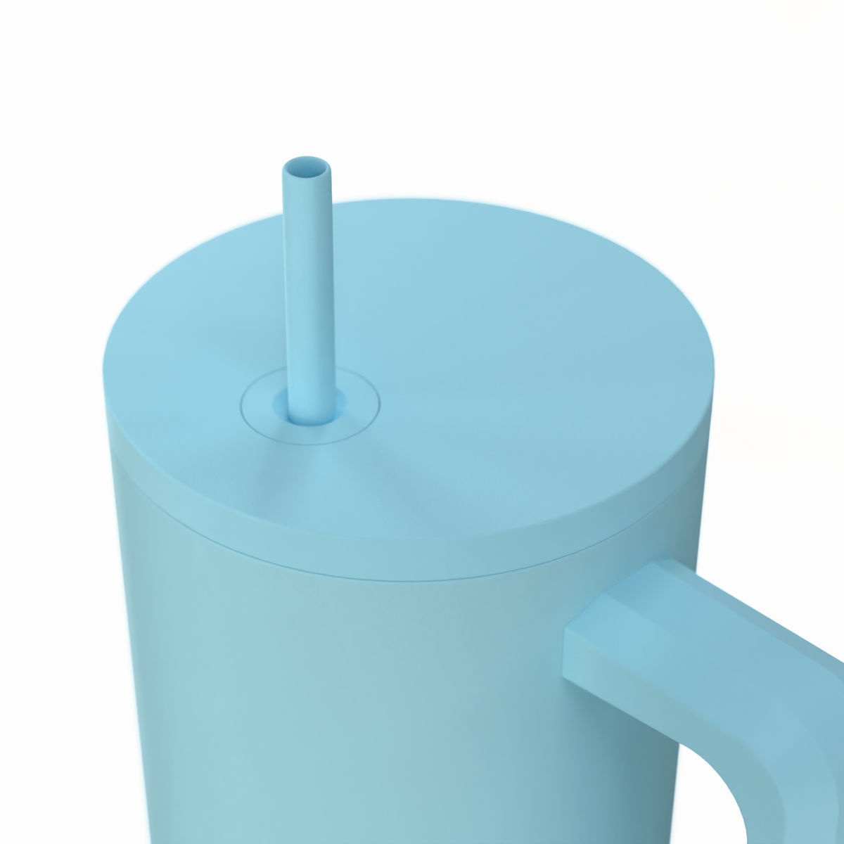 Κούπα Θερμός με Λαβή Καλαμάκι 900Ml Estia Save The Aegean Tumbler Arctic 01-41519 Home Οργάνωση & Αποθήκευση Spitishop