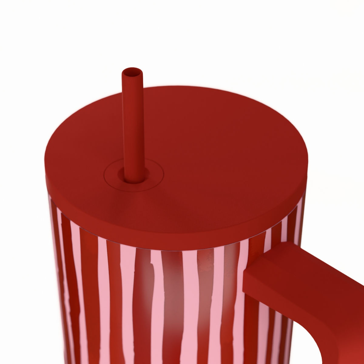 Κούπα Θερμός με Λαβή Καλαμάκι 900Ml Estia Save The Aegean Tumbler Viva Stripe 01-41564 Home Οργάνωση & Αποθήκευση Spitishop
