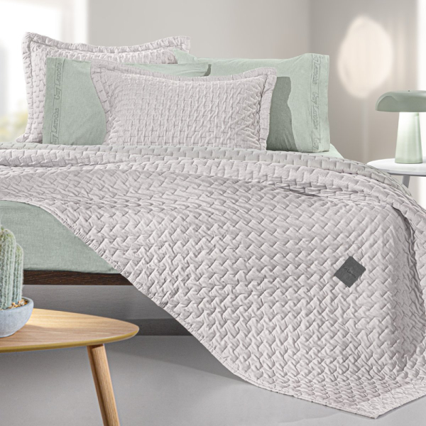 Κουβερλί King Size (250x240) 2 Όψεων + Διακοσμητική Μαξιλαροθήκη Guy Laroche Arden Tobacco