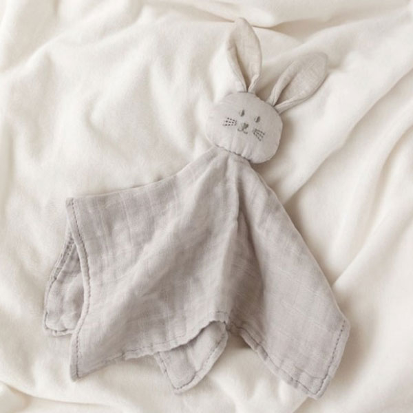 Πανάκι Παρηγοριάς Kiokids Bunny Γκρι 6511