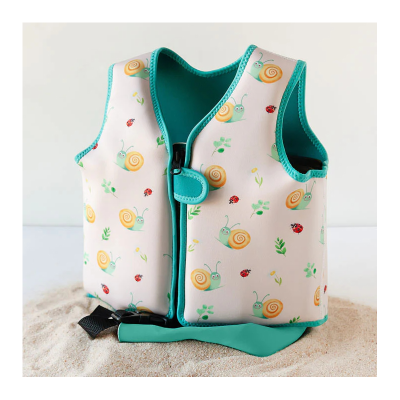 Παιδικό Γιλέκο Κολύμβησης (2-3 Ετών) Kiokids Snail Μπεζ 4365