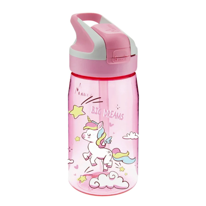 Παγούρι 450ml Με Καλαμάκι Laken Uni Dreams