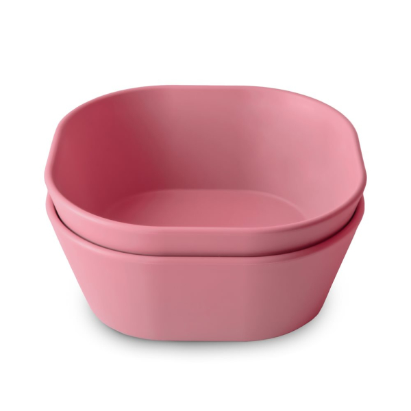 Μπολ (Σετ 2τμχ) Mushie Dusty Rose 66-102155