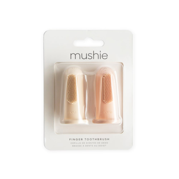 Δακτυλικές Οδοντόβουρτσες (Σετ 2τμχ) Mushie Blush/Shifting Sand 66-2550254