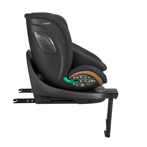 Κάθισμα Αυτοκινήτου ISOfix (40-150εκ. Ύψος) Kikka Boo i-Twist i-size Black 2026