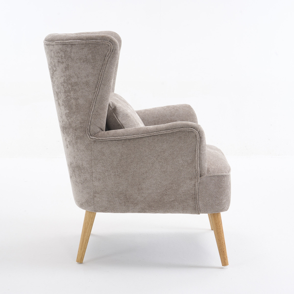 Πολυθρόνα (79x76.5x95.5) Spitishop Embrace Grey/Natural