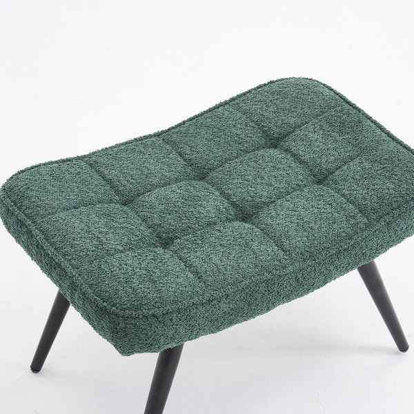 Υποπόδιο Μπουκλέ (60x40x38) Spitishop Ease Green