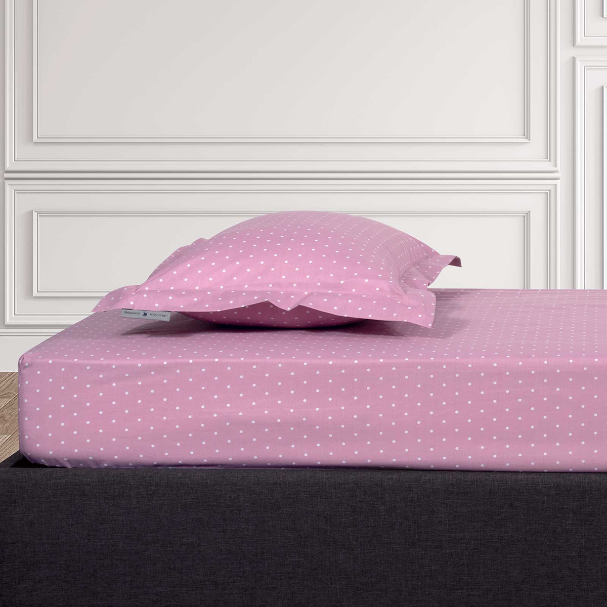 Σεντόνι Υπέρδιπλο Με Λάστιχο (160x200+35) Greenwich Polo Club Loft Dots