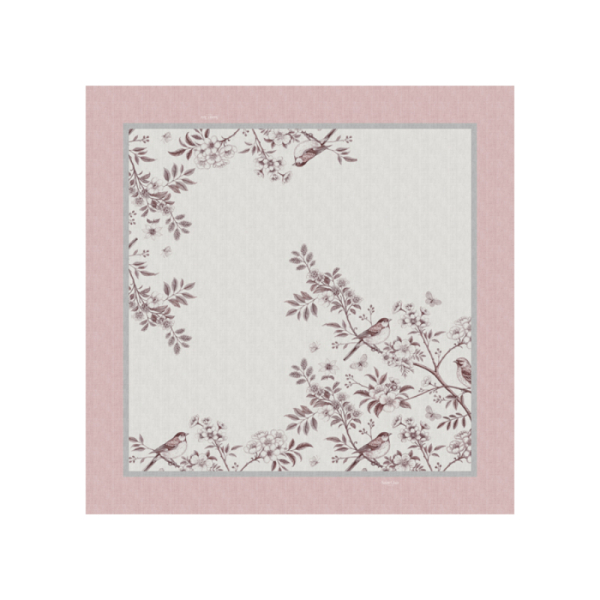 Αλέκιαστο Τραπεζομάντηλο (145x145) Saint Clair Τρ.26 Pink
