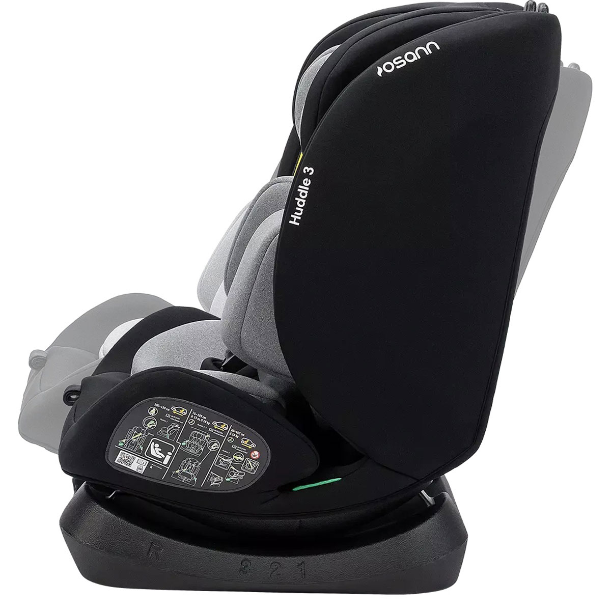 Κάθισμα Αυτοκινήτου (0-36kg/40-150εκ. Ύψος) Osann Huddle3 i-Size Nero φωτογραφία