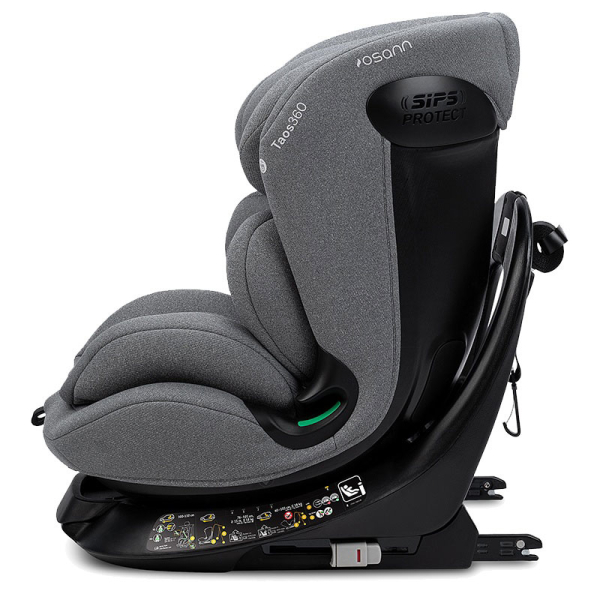 Κάθισμα Αυτοκινήτου ISOfix (0-36kg/40-150εκ. Ύψος) Osann Taos 360 i-Size Iron