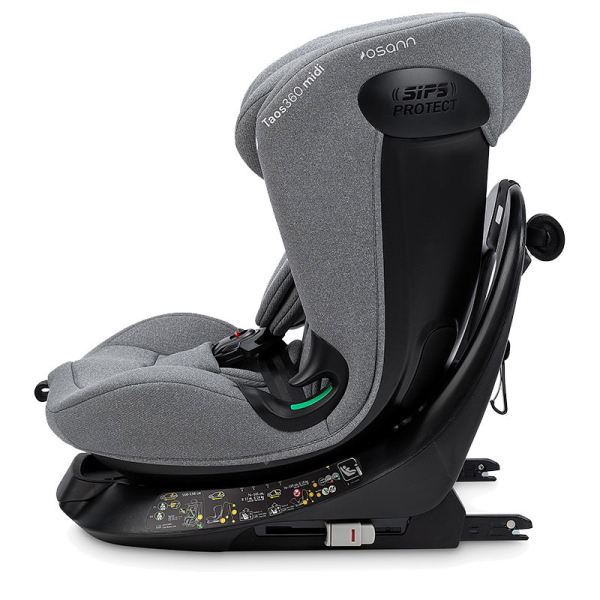 Κάθισμα Αυτοκινήτου ISOfix (0-36kg/76-150εκ. Ύψος) Osann Taos Midi 360 i-Size Iron