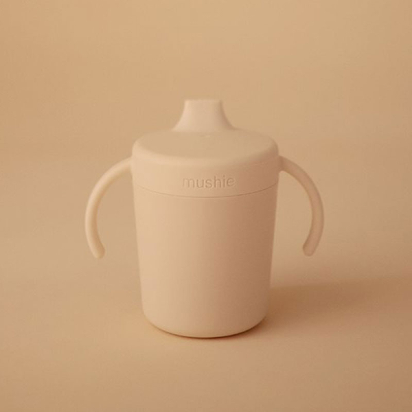 Ποτήρι Εκπαιδευτικό 230ml Mushie Ivory 66-100128