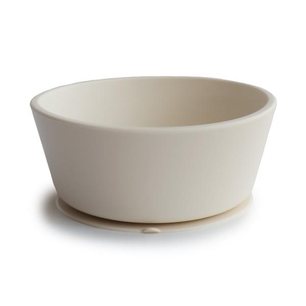 Μπολ Σιλικόνης 280ml Mushie Ivory 66-2330094