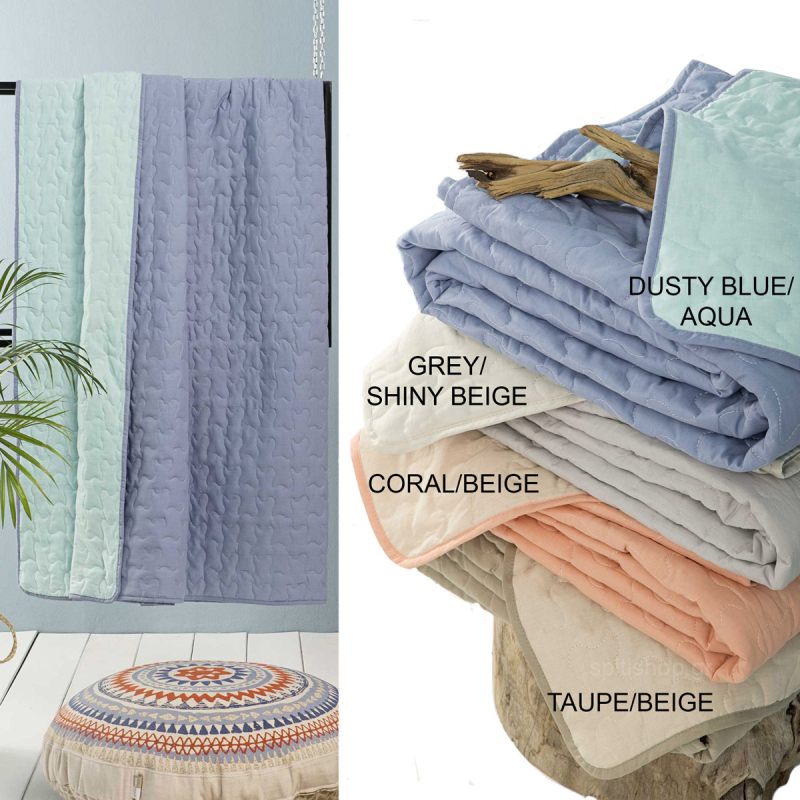 Κουβερλί Ημίδιπλο (180x240) 2 Όψεων Nima Layers Colors SS2018