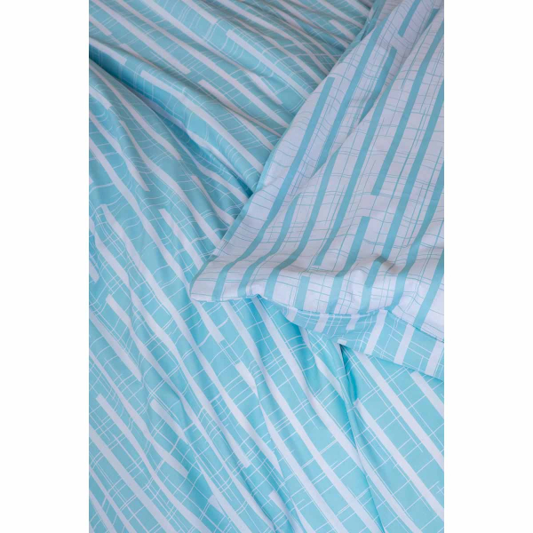 Κουβερλί Υπέρδιπλο (220x240) Nima Bed Linen Evenness Blue