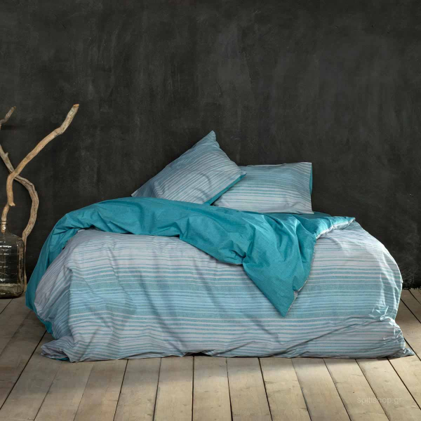 Κουβερλί Υπέρδιπλο (220x240) Nima Bed Linen Coast Blue