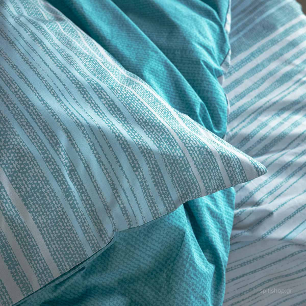 Κουβερλί Υπέρδιπλο (220x240) Nima Bed Linen Coast Blue
