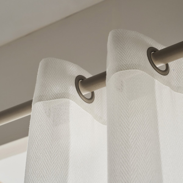 Κουρτίνα (280x280) Με Τρουκς Gofis Home Velmira Off White 509/05
