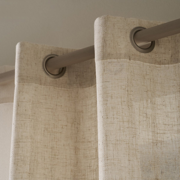Κουρτίνα (140x280) Με Τρουκς Gofis Home Nysera Linen 705/06