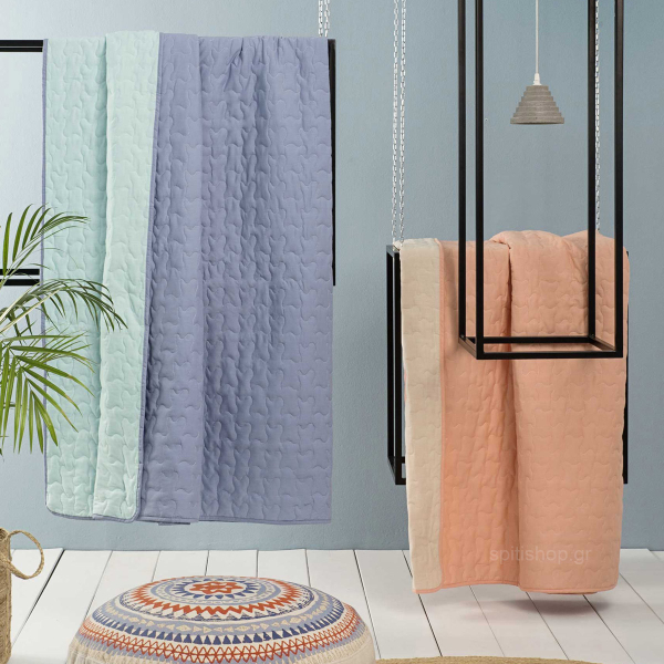 Κουβερλί Υπέρδιπλο 2 Όψεων Nima Layers Colors SS2018