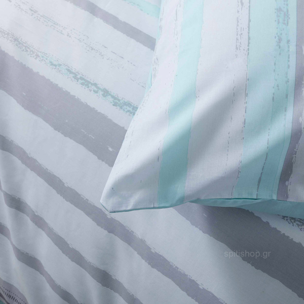 Κουβερλί Μονό (160x240) Nima Bed Linen Kekoa Aqua