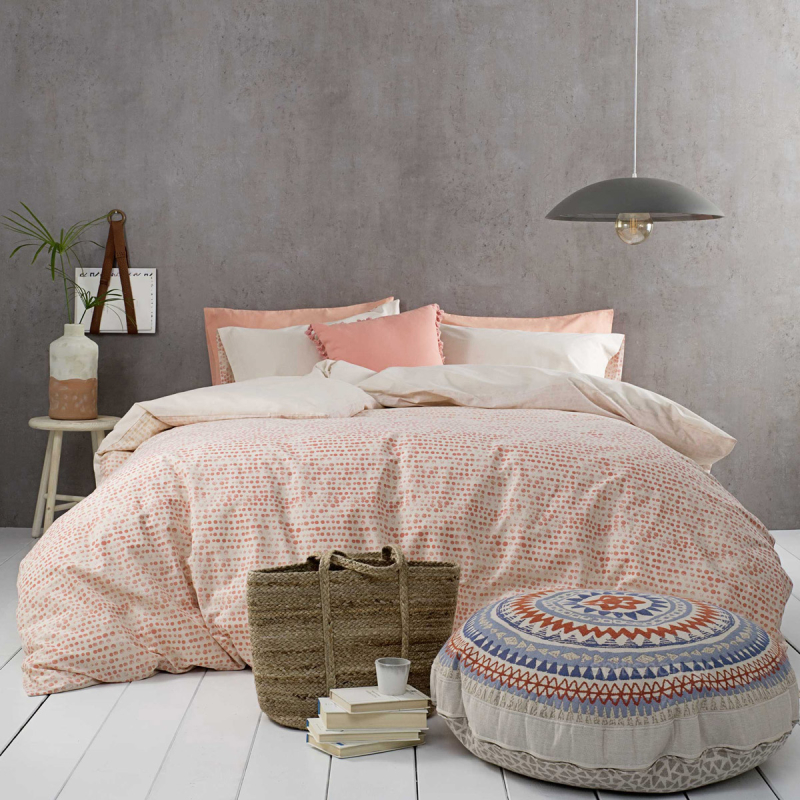 Κουβερλί Υπέρδιπλο Nima Bed Linen Pocca Coral