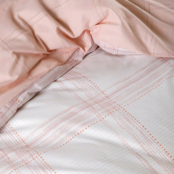 Κουβερλί Υπέρδιπλο Nima Bed Linen Erogno Coral