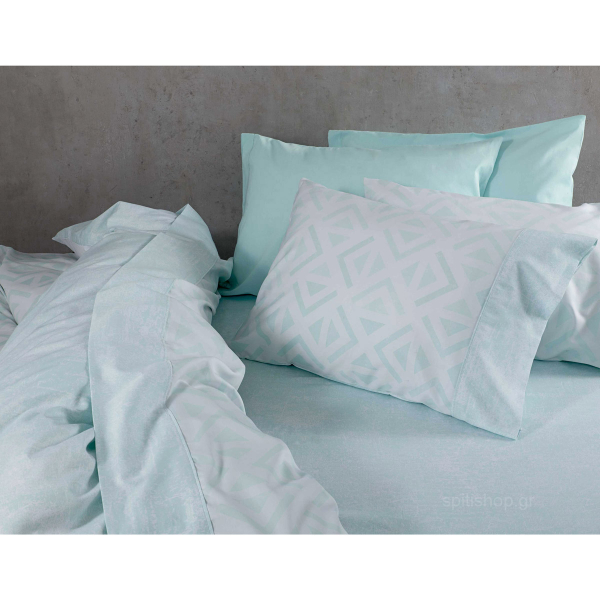 Κουβερλί Υπέρδιπλο Nima Bed Linen Segio Aqua