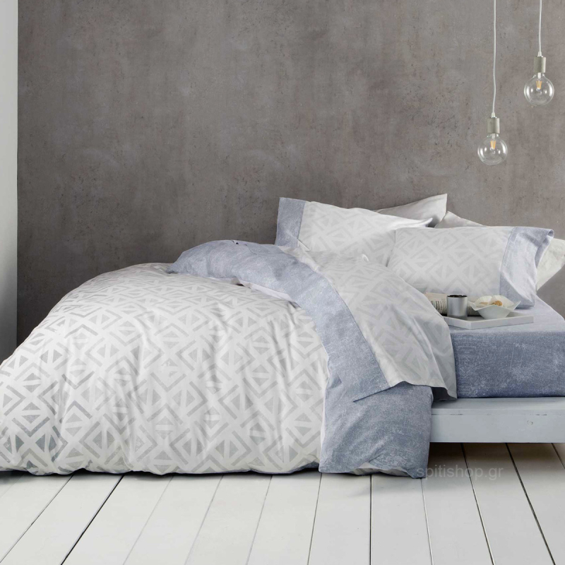 Κουβερλί Υπέρδιπλο Nima Bed Linen Segio Grey