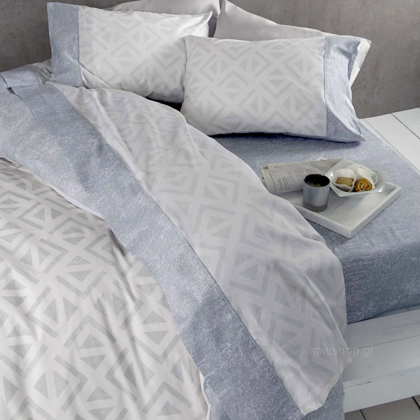 Κουβερλί Υπέρδιπλο Nima Bed Linen Segio Grey