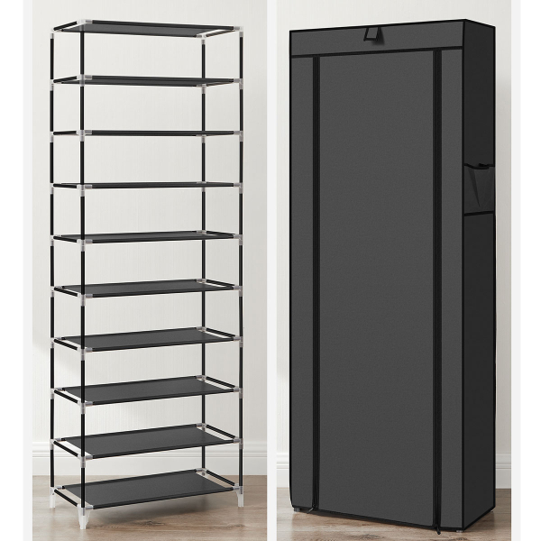 Παπουτσοθήκη 27 Θέσεων Υφασμάτινη (58x28x160) Songmics RXJ10H01V1