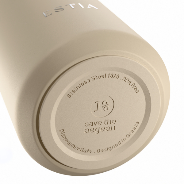 Μπουκάλι Θερμός 500ml Estia Save The Aegean Flow Dune 01-41939