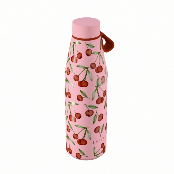 Μπουκάλι Θερμός 500ml Estia Save The Aegean Flow Cherry Rose 01-41991