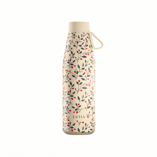 Μπουκάλι Θερμός 500ml Estia Save The Aegean Flow Bloom Beige 01-42028