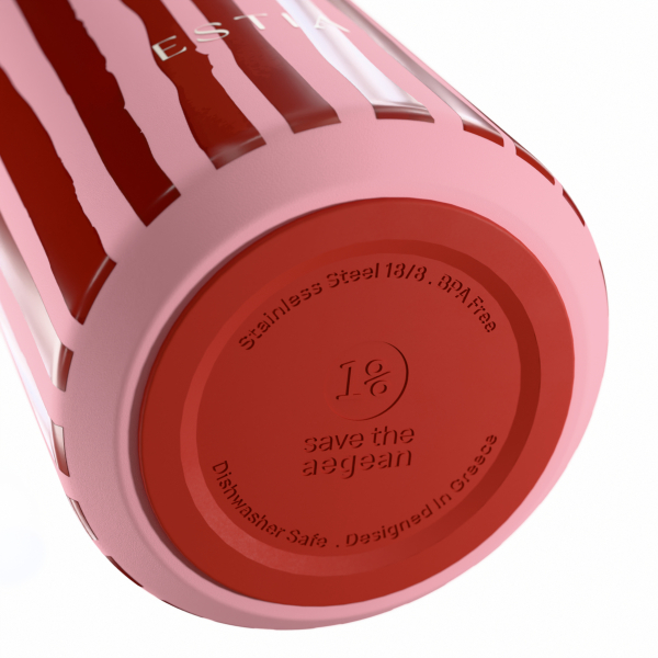 Μπουκάλι Θερμός 500ml Estia Save The Aegean Flow Viva Stripe 01-42134