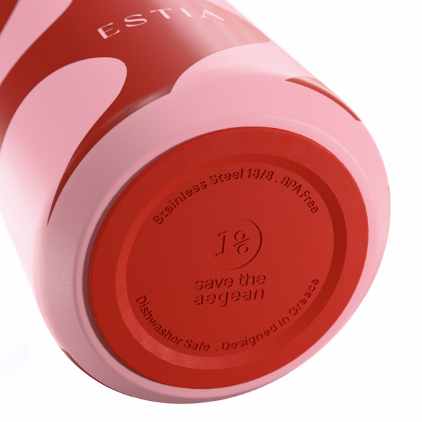 Μπουκάλι Θερμός 500ml Estia Save The Aegean Flow Coral Waves 01-42158