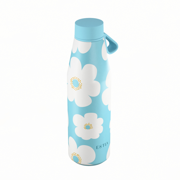 Μπουκάλι Θερμός 500ml Estia Save The Aegean Flow Blue Daisy 01-42189