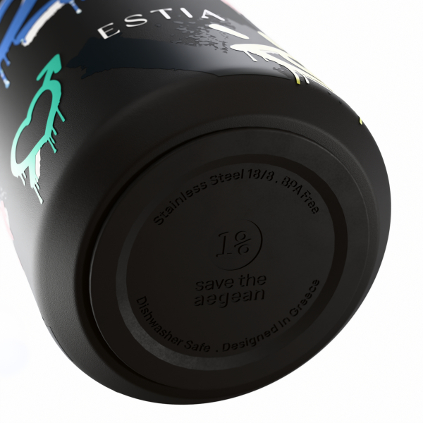Μπουκάλι Θερμός 800ml Estia Save The Aegean Flow Six Seven 01-47924