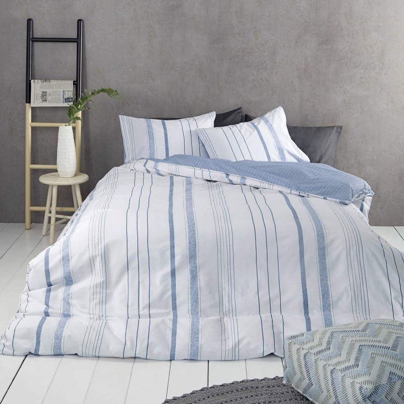 Κουβερλί Υπέρδιπλο (220x240) Nima Bed Linen Homme Blue