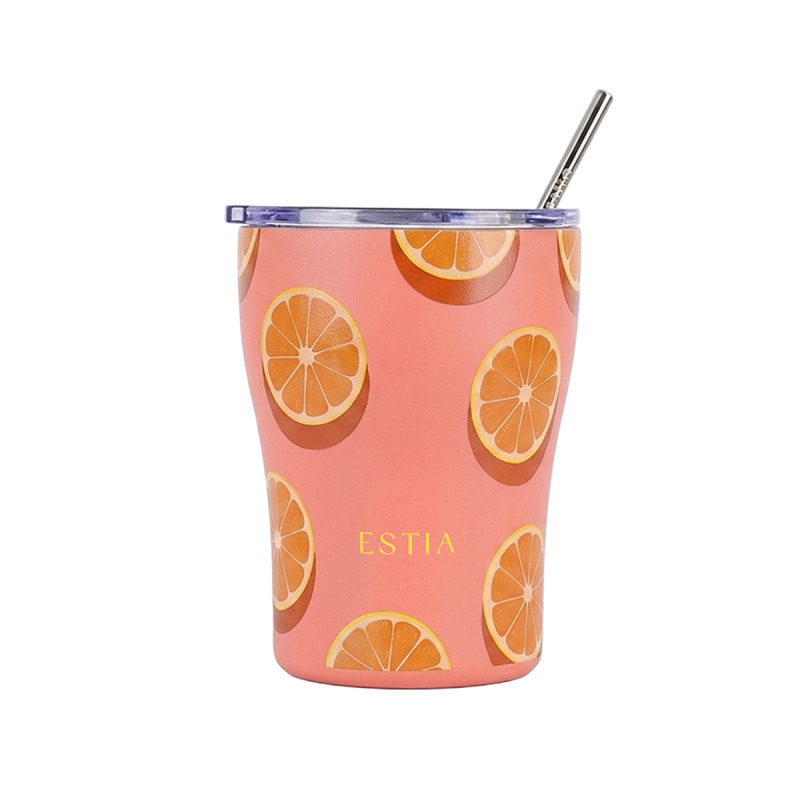 Ποτήρι Θερμός 350ml Estia Save The Aegean Orange Pop 01-49010