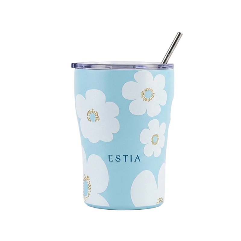 Ποτήρι Θερμός 350ml Estia Save The Aegean Blue Daisy 01-49034