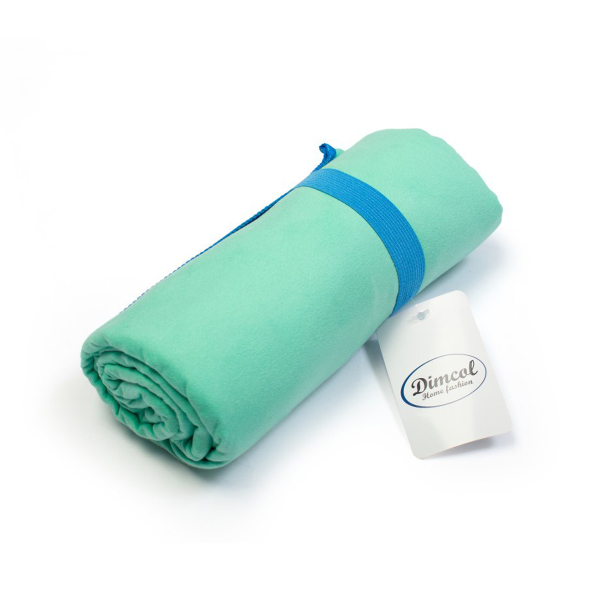 Πετσέτα Γυμναστηρίου (50x80) Dimcol Quick Dry Turquoise-Blue