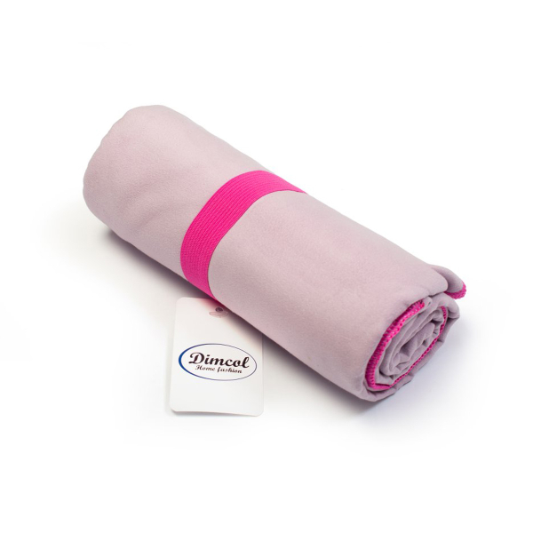 Πετσέτα Γυμναστηρίου (50x80) Dimcol Quick Dry Lilac-Fuchsia