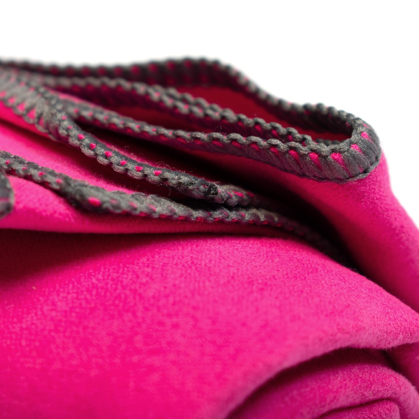 Πετσέτα Γυμναστηρίου (50x80) Dimcol Quick Dry Fuchsia-Dark Grey