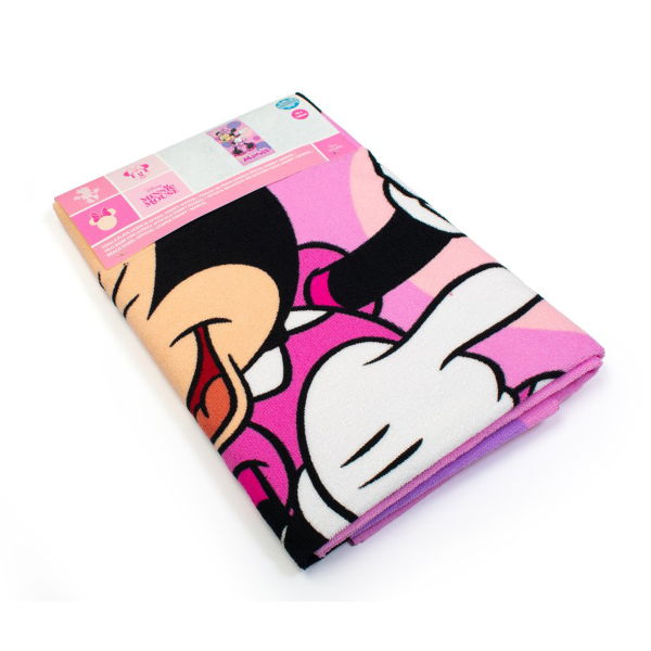 Παιδική Πετσέτα Θαλάσσης Microfiber (70x140) Dimcol Minnie 182 Pastel Lilac