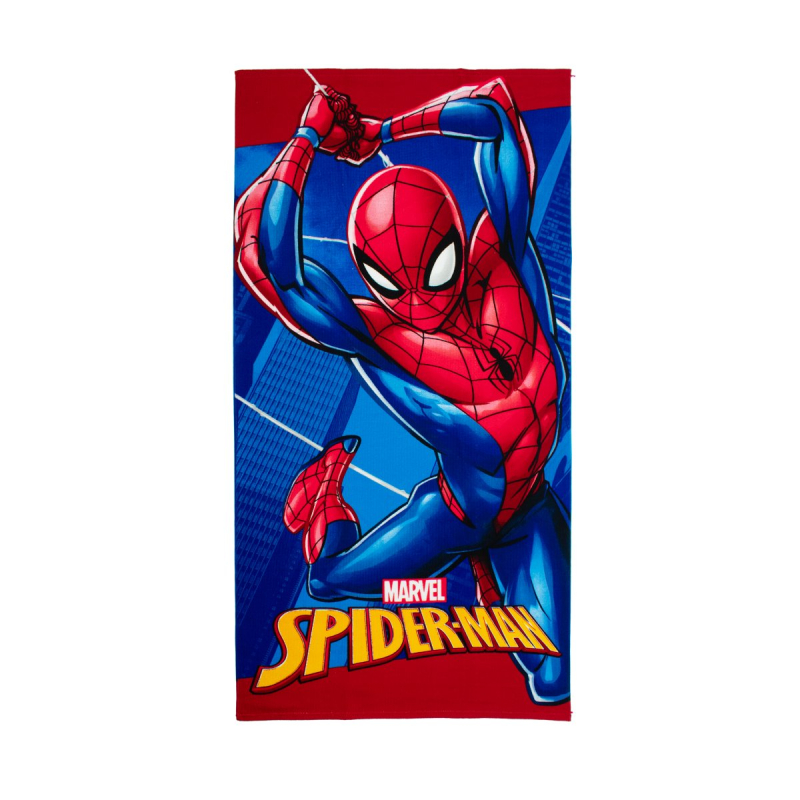 Παιδική Πετσέτα Θαλάσσης Microfiber (70x140) Dimcol Spider-Man 184 Blue